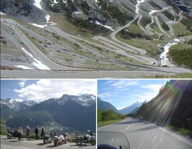 silvretta arena samnaun ischgl motorrad